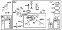 Part Location Diagram of 491031 Briggs and Stratton Carburetor